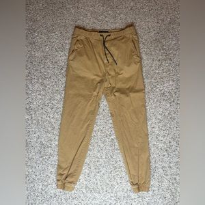 Men’s American Eagle Khaki Drawstring Joggers Size Small